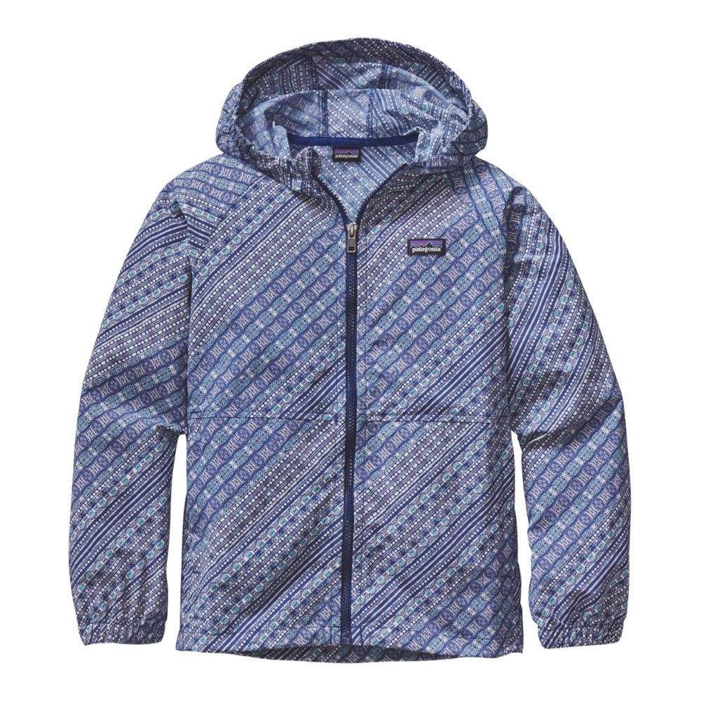 Patagonia Baggies Shell Windbreaker Full Zip Jacket Girls Large
